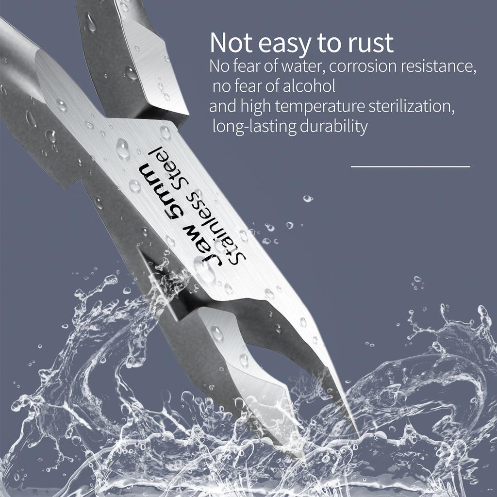 Cuticle Scissor 5mm Jaw High-density Stainless Steel Dead Skin Trimmer Clipper Nail Art Manicure Sharp Blades Cuticle Remover
