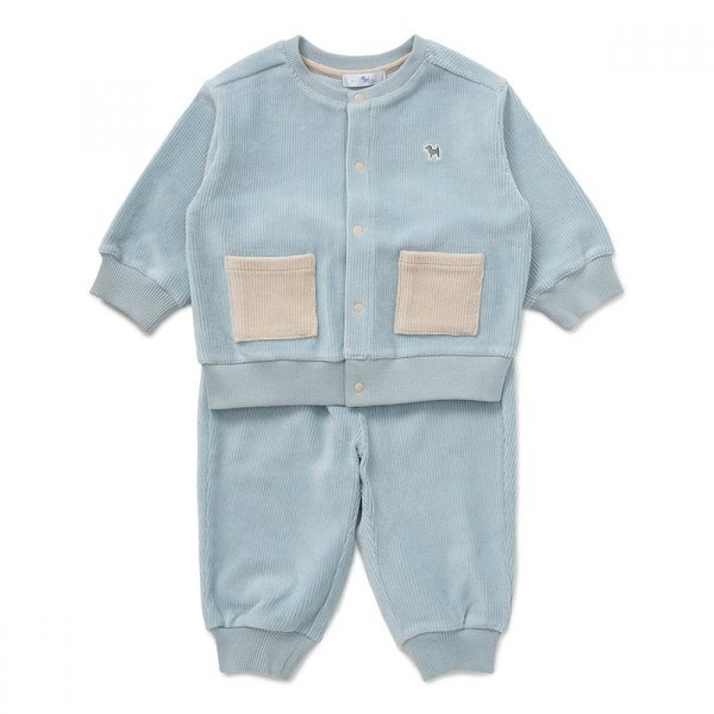 Bluedog Baby Soft Gold Velour Set 45c70 672 01 Blue/6 years old (120)