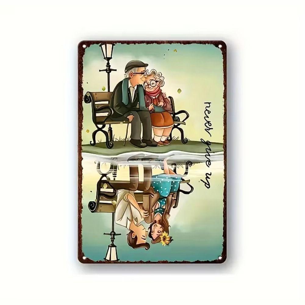 

Metal Wall Art Sign 20x30cm Tin Painting Home Decor Vintage Rustic