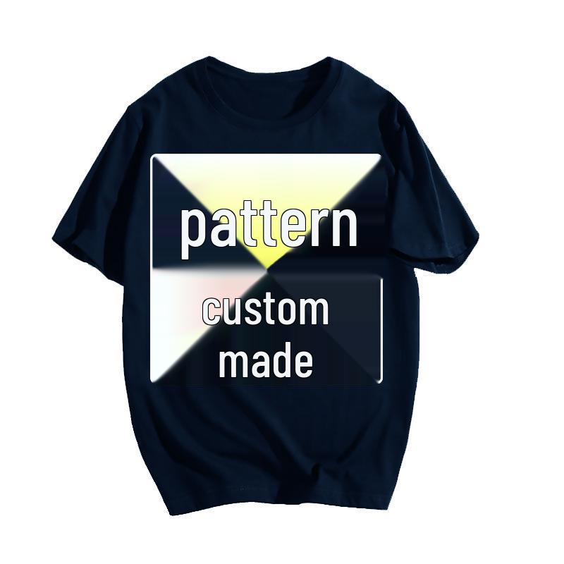 

Custom Graphic Crew Neck Short Sleeve T-Shirt - Loose Fit, One Piece Minimum Order Small