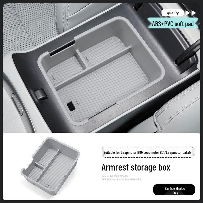 Leapmotor Lafa5 Armlehnen-Aufbewahrungsbox: Mittelkonsolen-Organizer & Innenraum-Autozubehör.