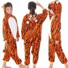 Pijama Kigurumi de Animal Tigre para Niños Ropa de Dormir Infantil Zorro Monos Unicornio Dinosaurio Mono Pijama Disfraz Cosplay de Halloween