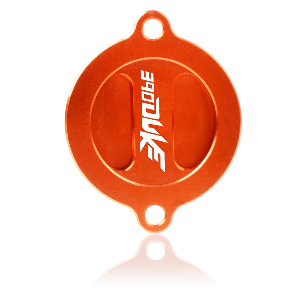 For KTM 390 Duke 2013 2014 2015 2016 2017 2018 CNC Accessories Motorcycle Protector Orange Cover CNC Engine Oil Filter Cover