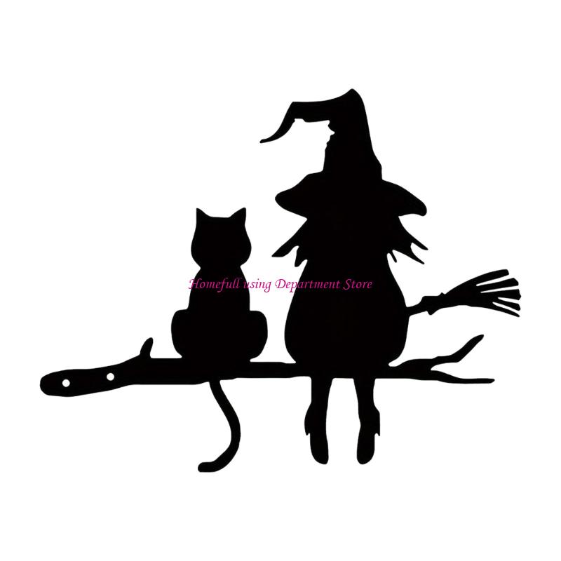 Recyclable Metal Necromancer Brush Stake Halloween Yard Decoration Easy Arrange