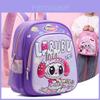 Colorful Cartoon Backpack For Kids Featuring Cute Design And Lightweight Nylon Material