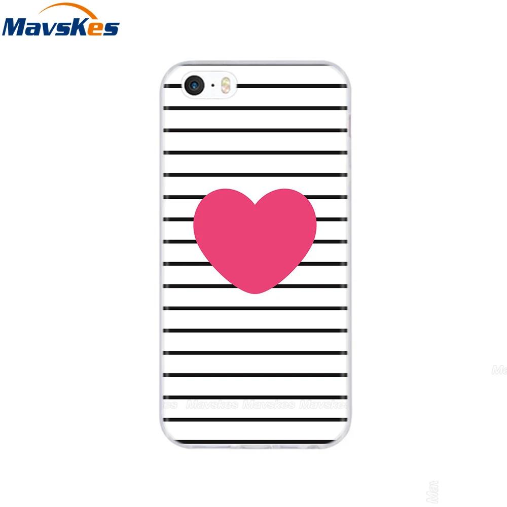 For iPhone 5s SE 5 Case Cover Silicone Soft TPU Cover Print Flower Cute Animal Phone Case For iPhone 6s 6 7 8 Fundas Clear Cases