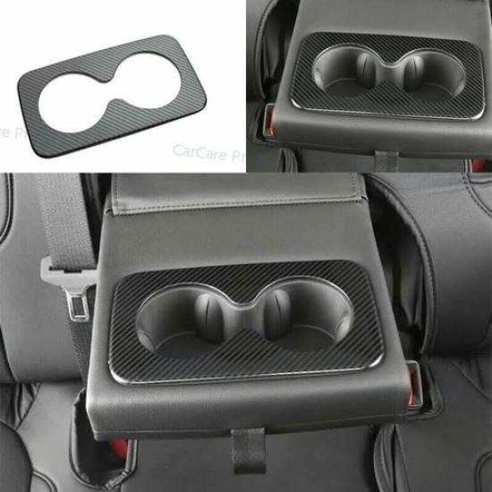 Rear Water Cup Panel Cover Trim Steel Carbon Fiber -21 For Chevrolet Blazer