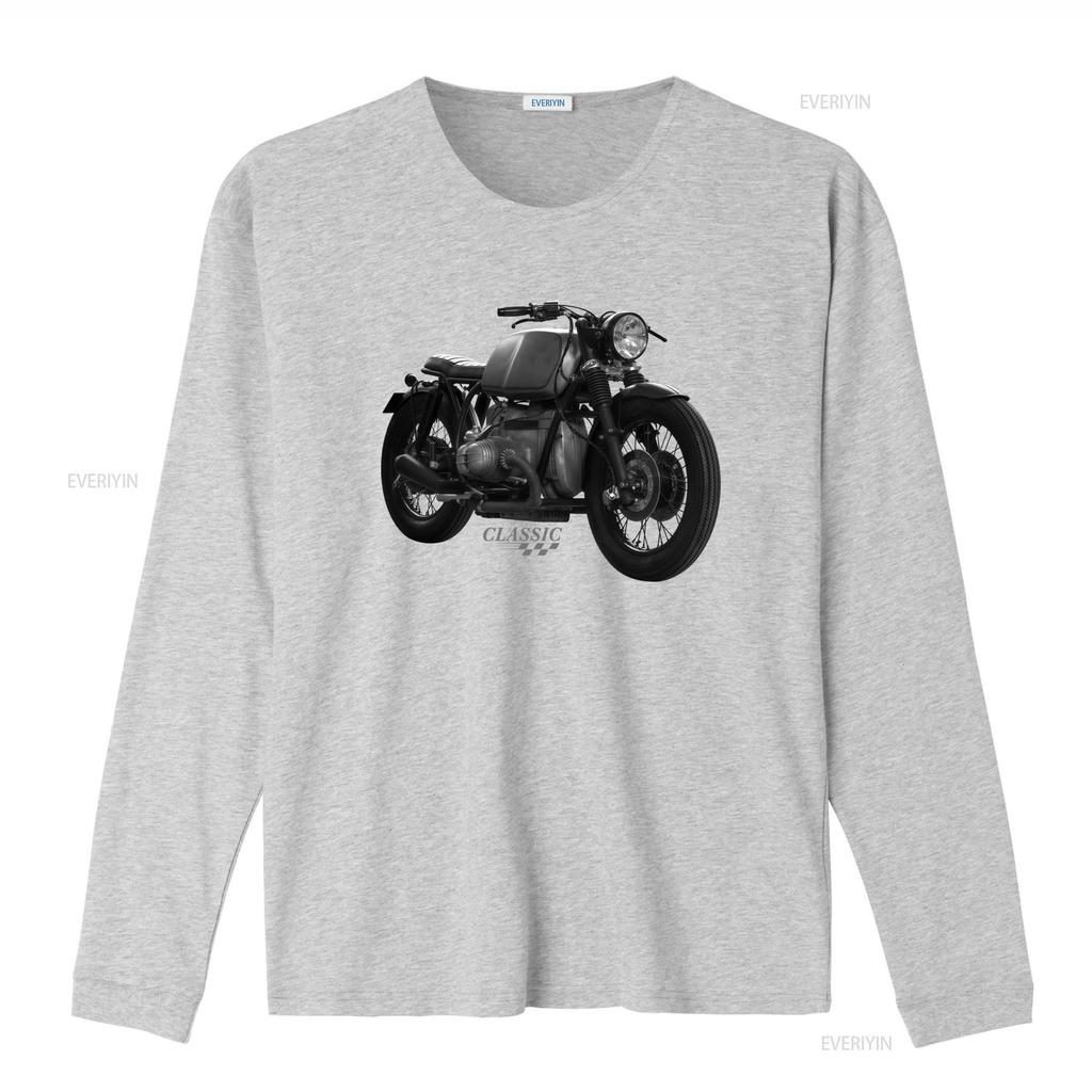 Klasické motocyklové tričko pro muže Vintage design Cafe Racer Perfektní pro motorkáře modely R 80 100 1200 GS vintage Vypraný móda