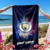 Manchester Football FC Print Beach Towel, Versatile Lightweight Absorbent Beach Towel for Pool Surf Yoga Bathroom, Perfect Birthday Holiday Gift