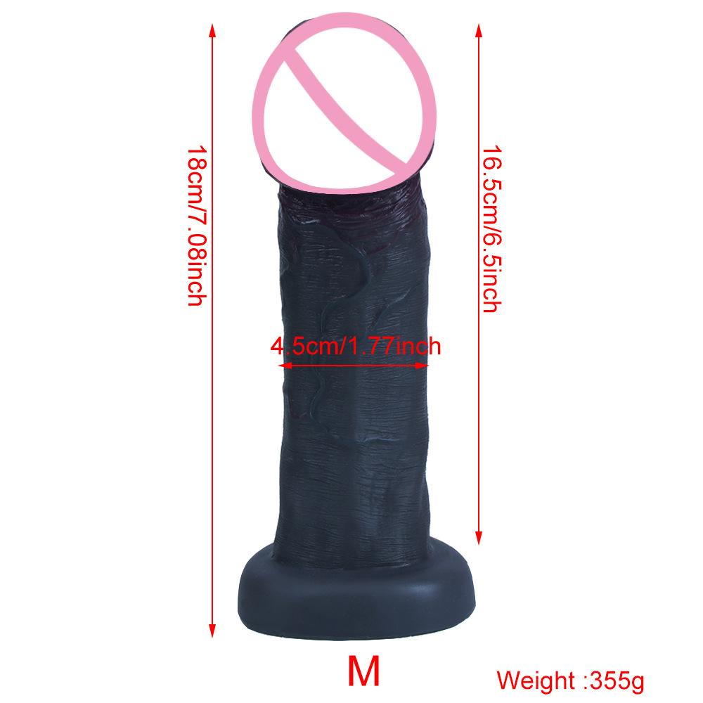 Liquid Silicone Realistic Dildo - Soft Flexible Fake Penis for Women, Adult Sex Toys for Couples, G-Spot Stimulation