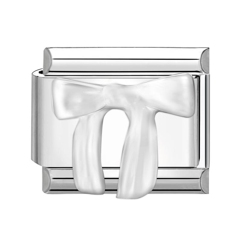 Y2K Heart Bow Knot Star Moon Butterfly Zircon Daisy Cross Italian Charm Links Fit 9mm Stainless Steel Bracelet DIY Making Gifts