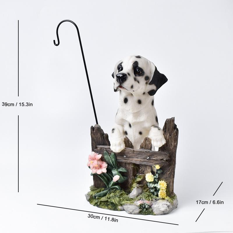 

Имитация щенка подвесная корзина цветочный горшок смоляные украшения ручной работы открытый сад двор садовое украшение