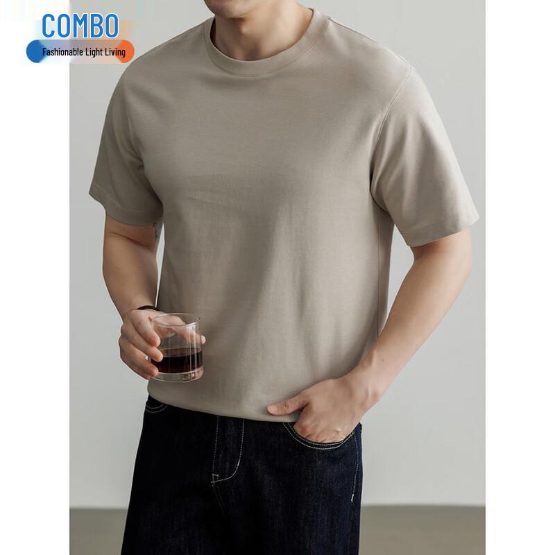 

Kangbo Men s Old Money Style Ice Silk Blend Short Sleeve T-Shirt XL