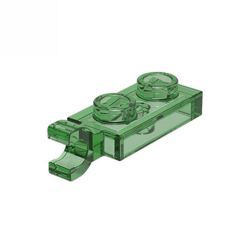 50pcs 63868 42923 Modified 1 x 2 Clip on End Bricks Collections Bulk Modular GBC Toys For Technical MOC DIY Building Blocks Comp