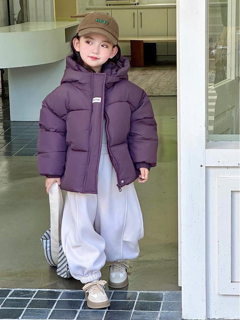 Girls' Winter Coat 2025: Fashionable Baby Cotton Down Jacket