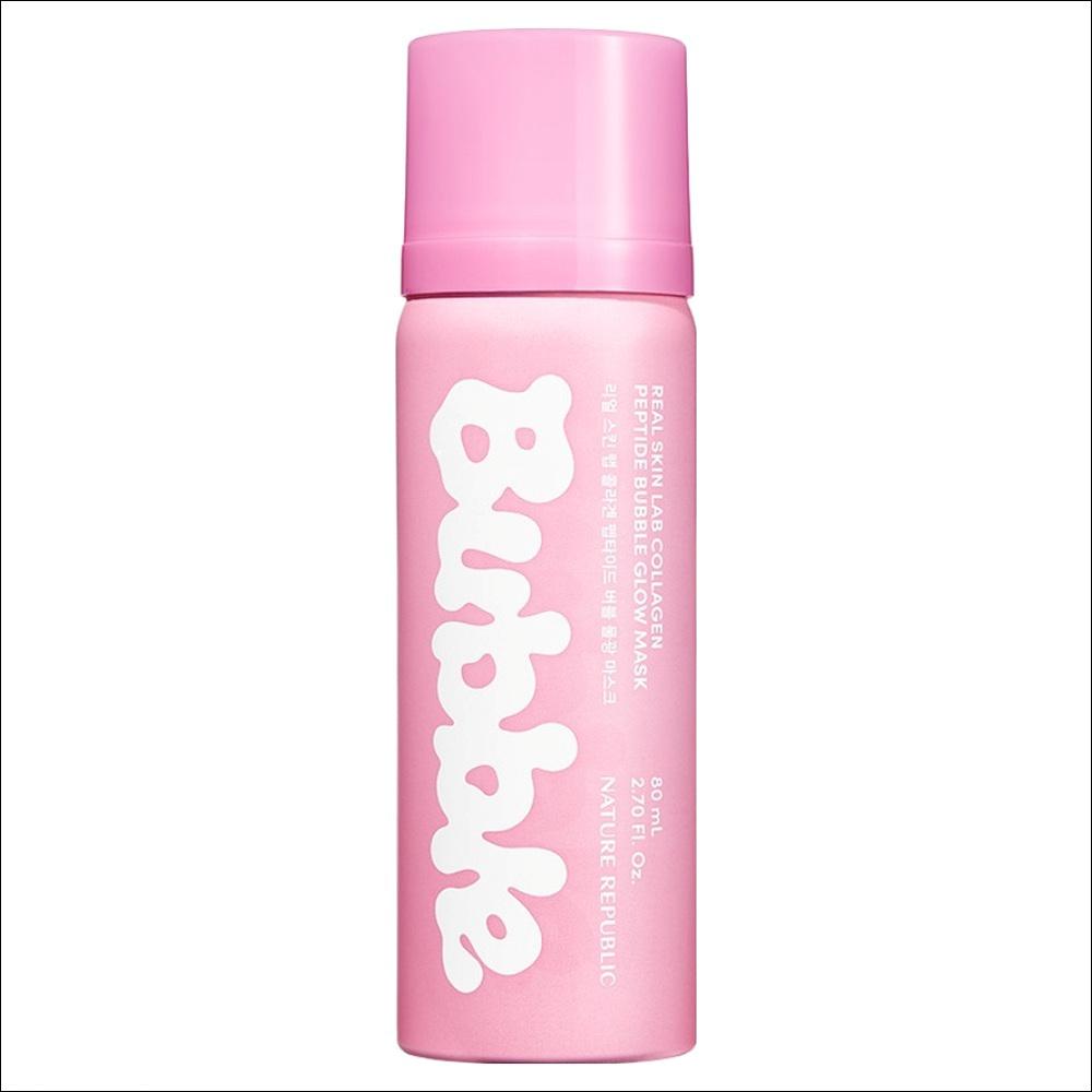 Nature Republic Real Skin Lab Collagen Peptide Bubble Glow Mask – 80ml 80ml x 1EA