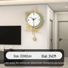 Elegant Cream Style Silent Wall Clock for Modern Living Room Decoration