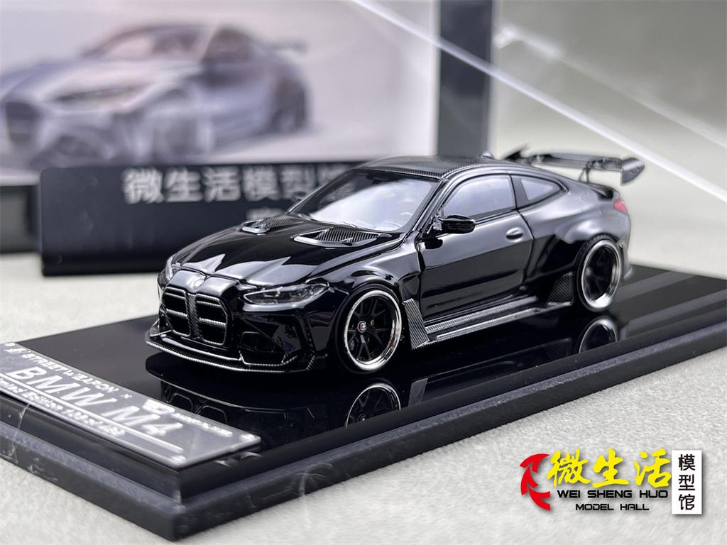 SW 1:64 BMW G82 M4 ADRO BODY KIT Wide Body Alloy Car Model Boy's Birthday Gift Collection Enthusiast Desktop Ornament