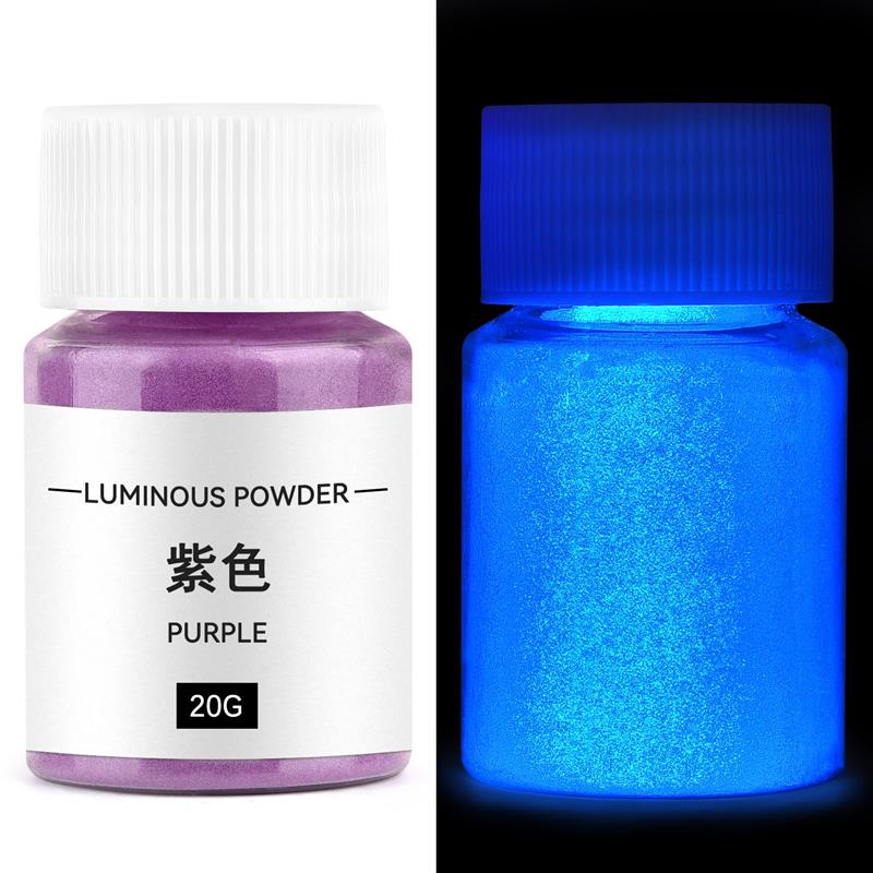 20g/Bottle Noctilucent Natural Mica Mineral Powder Soap Candle Epoxy Resin Dye Pearl  DIY Jewelry Crafts Making Accessory