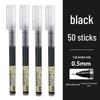 Black 0.5mm Bullet Tip Pen for Students and Office Use