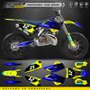 PowerZone Custom Background Graphics Decals Stickers Kit For Husqvarna 2014 2015 2016 TE FE 2014-2015 TC FC  125-450CC