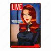 Russian Text Vintage Poster Girls Metal Tin Sign Home Bar Decor