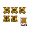 Medieval Red Lion Castle Soldier Knight MOC Vest Shield Armor Figure Accessories Weapons Building Blocks Military Brick Toy B153