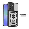 Rugged Armor Funda For Samsung A17 5G Case Slide Camera Lens Back Cover For Galaxy A17 A37 A57 Magnetic Ring Stand Protect Cover