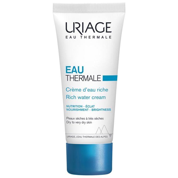 Crème d'Eau Riche - URIAGE - 40ml - Hydratation Intense - Barrière Cutanée Renforcée - Peau Douce