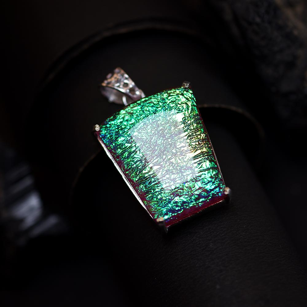 

NATURAL 85.15 Ct Fancy Cut 925 Sterling Silver Monarch Gems Pendant Certified my-469-ns