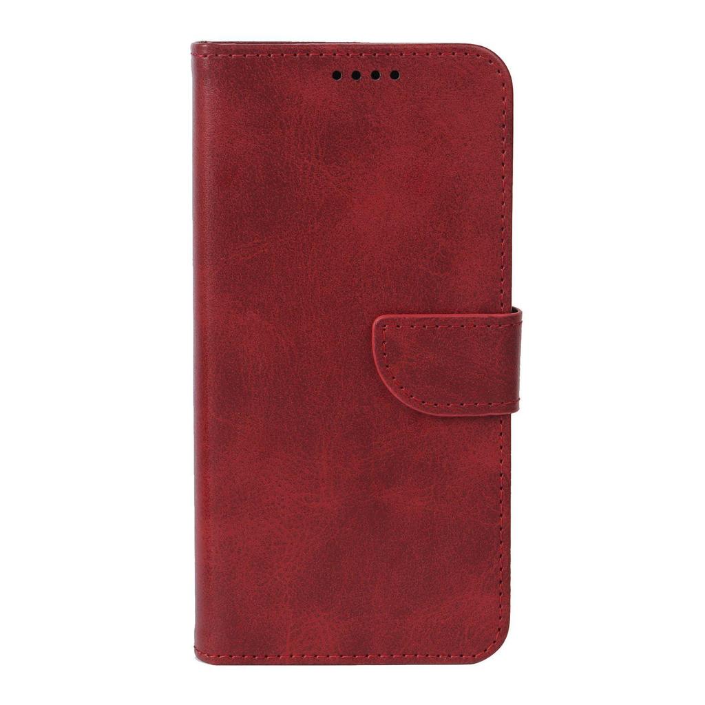 Etui na telefon Motorola Moto G56 5G ze skóry cielęcej z klamrą nożową (Wersja zagraniczna)