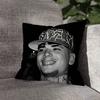 Shiva Rapper Pillow Case For Sofa Decor Car Office Room Printing Cushion Cover Decorations and Protector