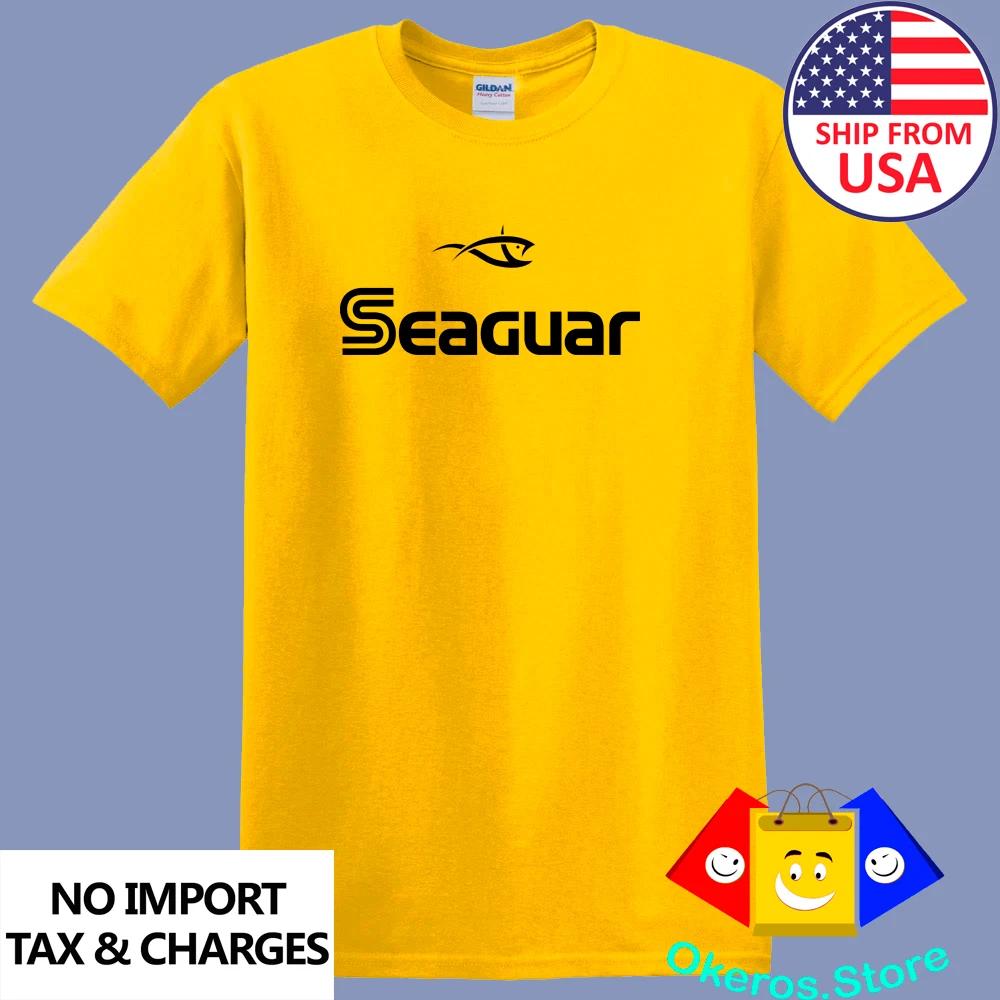 Seaguar Fishing Men s Daisy Yellow Size S to 5XL L