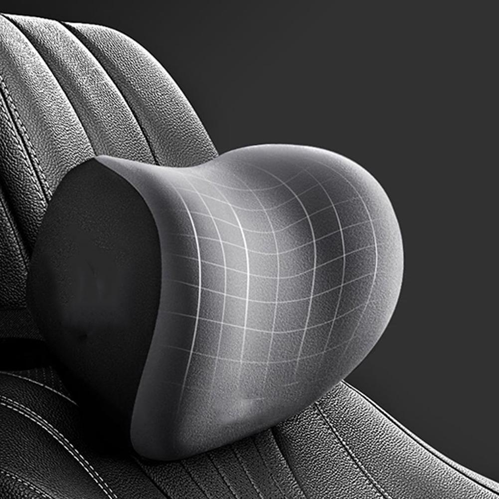 Memory Foam Car Neck Pillow Protective Lumbar Back Support Breathable Car Headrest Cushion Relieve Stress Car Seat Pillow