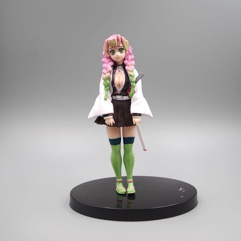 Highquality Pvc Demon Slayer Action Figures Collection Including Mitsuri Muichiro Tengen Kyojuro Obanai Kanao Sanemi Elegant Decorations