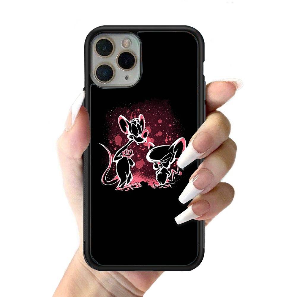 Pinky And The Brain Phone Case Silicone PC+TPU For For iPhone 11 12 13 14 15 16 Plus Pro Max Cover