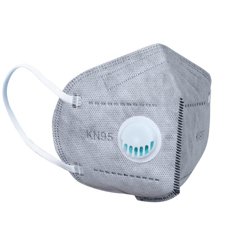 Star Universe KN95 Dustproof Mask with Valve - Men's Thickened Edition, Disposable Respirator with Activated Carbon for Dust and Formaldehyde Removal
