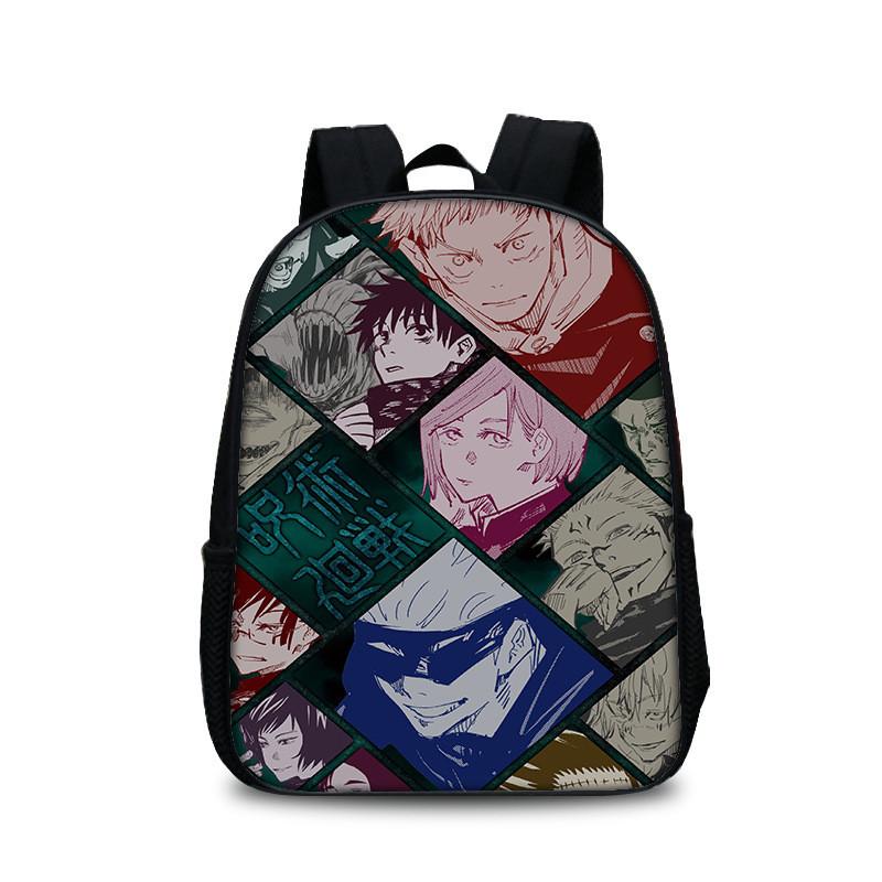 Jujutsu Kaisen Backpack With Polyester Material And Spacious Design For Students And Daily Use