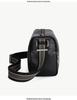 Trendy Men's Genuine Leather Messenger Bag - Casual, Fashionable, First Layer Cowhide Small Shoulder Bag