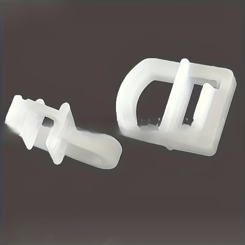 Modern Plastic Car Curtain Buckles - Lifting Ring Hook Buckle for Vehicle Track Slider Accessories