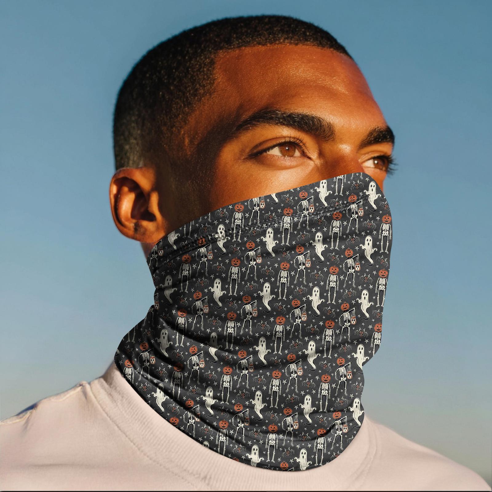 

Уличная маска от солнца для велоспорта, рыбалки, анти-ультрафиолетовая бандана, солнцезащитная повязка на шею One Size тёмно-синий