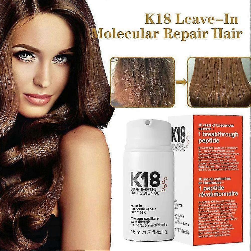 K18 Mascarilla Molecular Reparadora sin Aclarado 4 Minutos para la Restauración del Cabello Dañado
