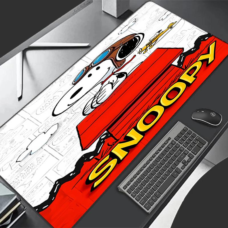 Happy Puppy Theme Premium Non-slip Mouse Pad with Stitched Edges,Durable Rubber Material,for Desktop & Gaming Great Gifts