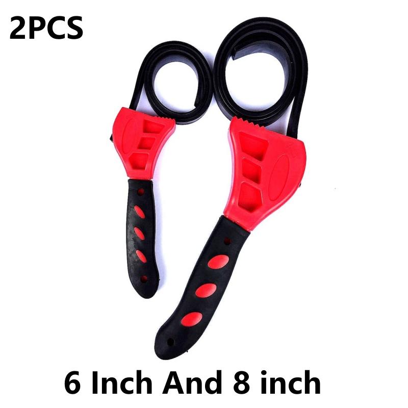 Belt Wrench Oil Filter Puller Strap Spanner Chain Wrench Strap Opener Adjustable Strap Opener Cartridge Disassembly Tool