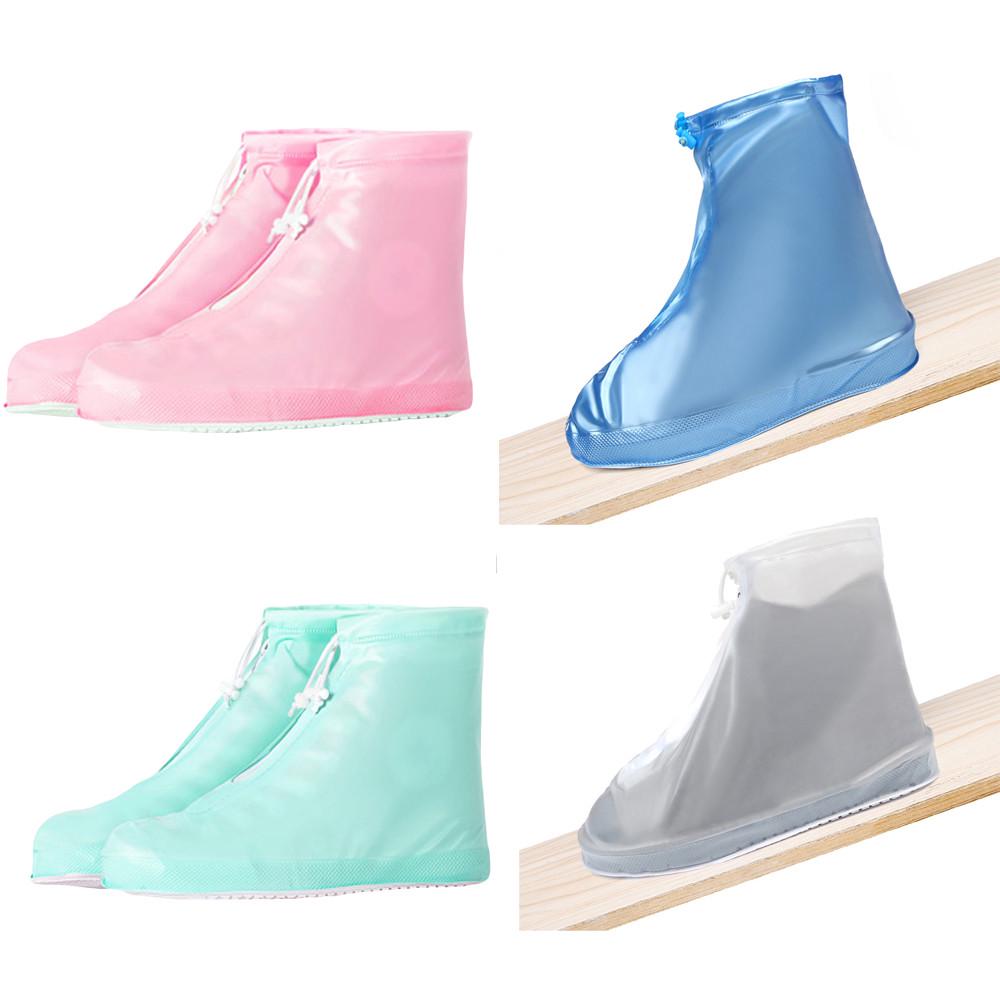 Unisex Rain Boot Shoe Covers Reusable Waterproof Travel Snow Slip