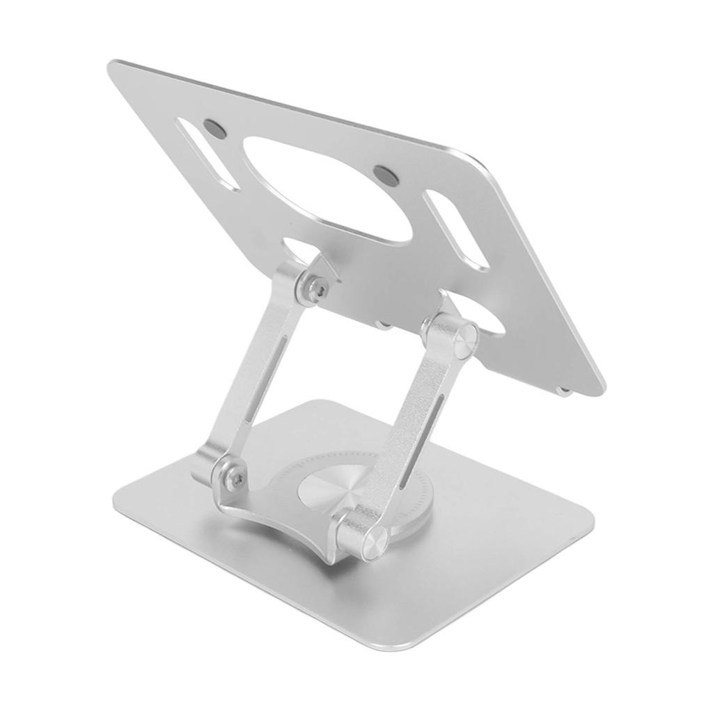Regulowany stojak na tablet, obrotowy o 360 stopni, składany, pusty, chłodzący, ze stopu aluminium, do tabletu stacjonarnego
