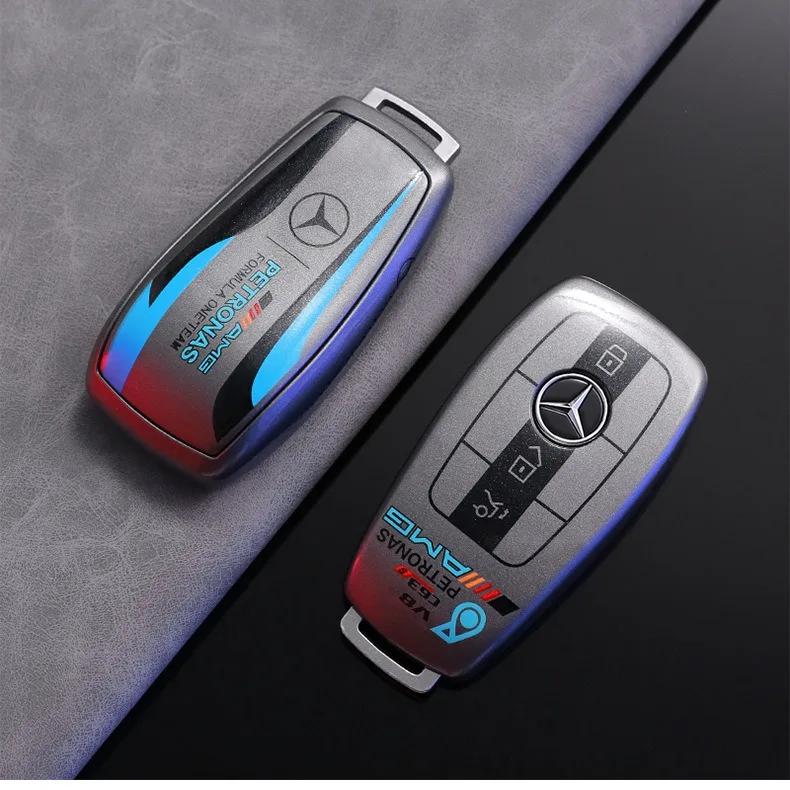 

Hot Car Sticker TPU Car Remote Key Case Cover Shell For Mercedes Benz A C E S G Class GLC CLE CLA GLB GLS W177 W205 W222 W213 X1