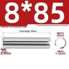 304 Stainless Steel Slotted Spring Pin, Cylindrical Shaft Pin, Locating and Hollow Pin (M5-M12)