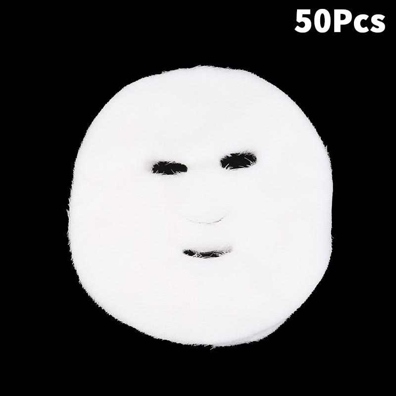 50/100Pcs Pure Cotton Soft Beauty Salon Apply Soft Mask Beauty Gauze Block Disposable Mask Special Face Skin Care Management