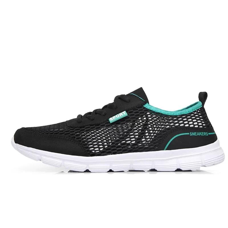 Mode Sommer Herren Bequeme und rutschfeste Sneaker Mesh Laufschuhe Leichte und atmungsaktive Sneaker